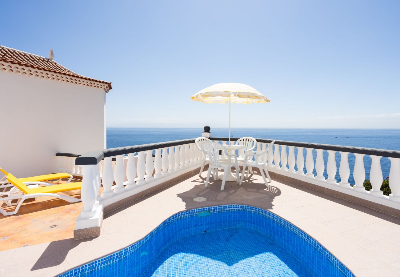 Villa en Santiago del Teide - Home2Book Luxury Villa Seaviews Los Gigantes, Pool