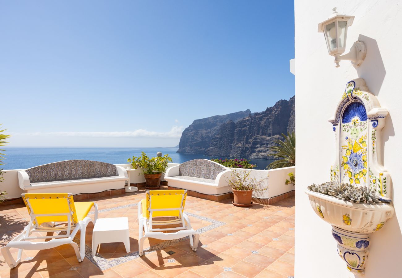 Villa en Santiago del Teide - Home2Book Luxury Villa Seaviews Los Gigantes, Pool