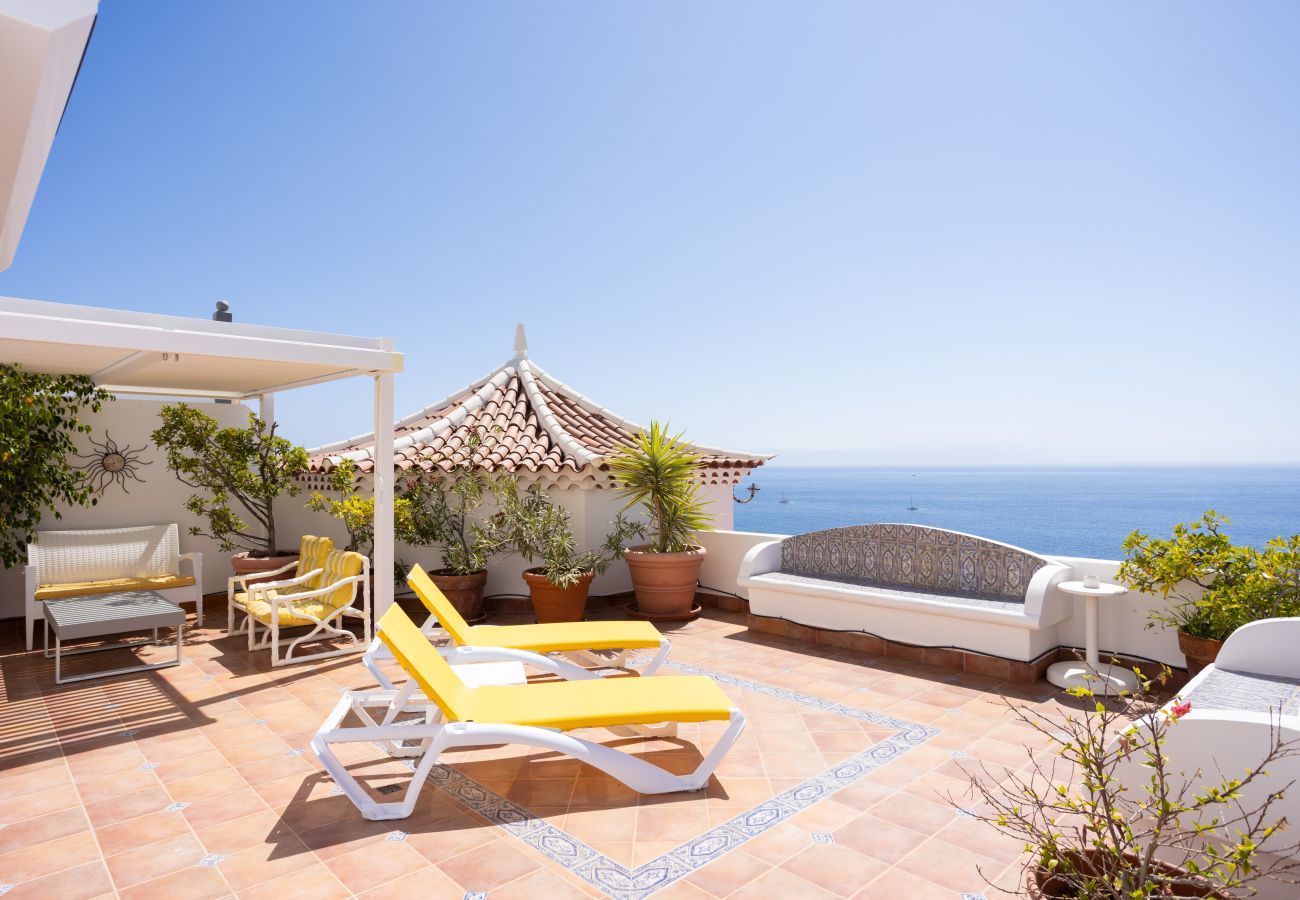 Villa en Santiago del Teide - Home2Book Luxury Villa Seaviews Los Gigantes, Pool