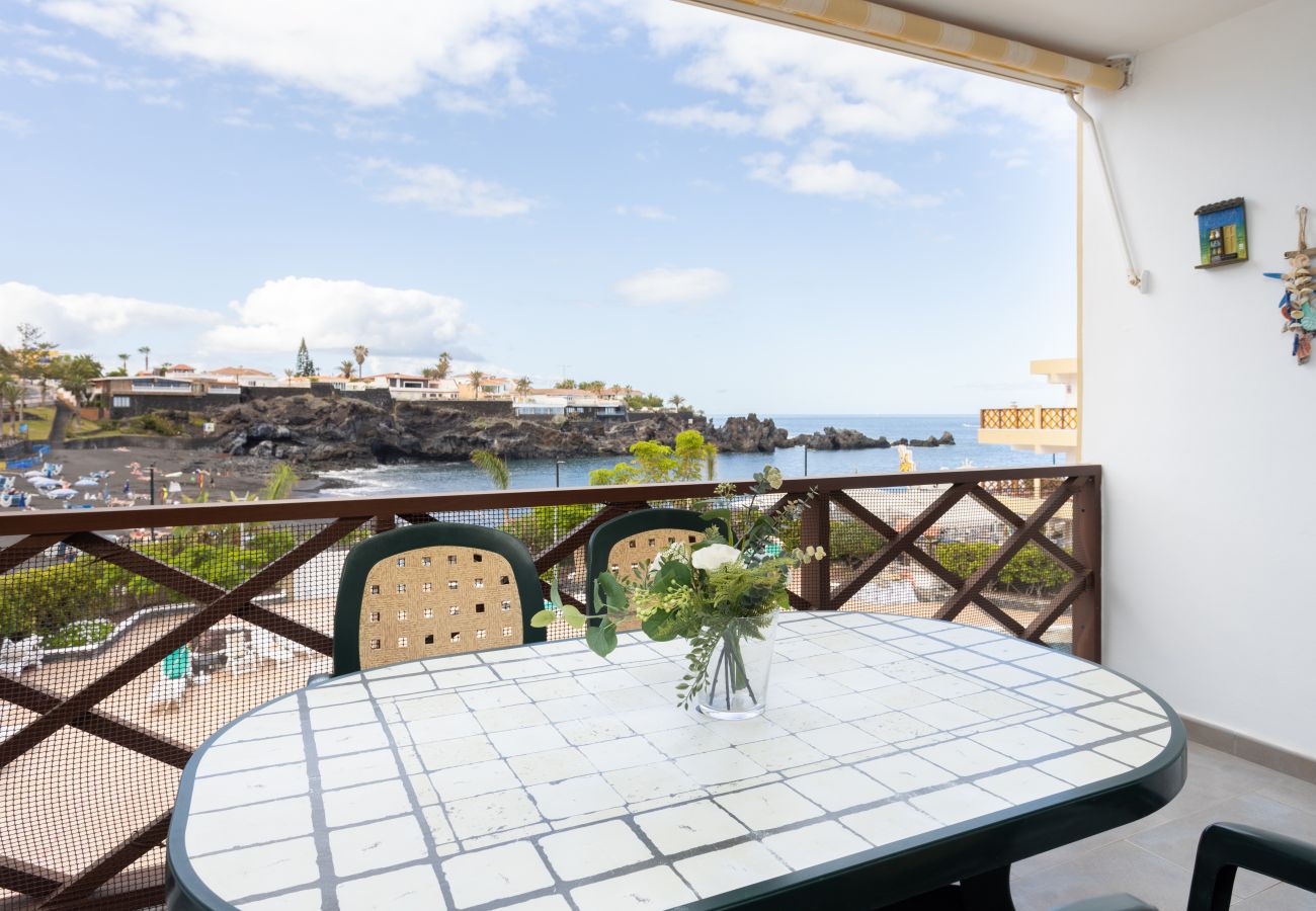 Apartment in Santiago del Teide - Home2Book Seafront of La Arena Beach Apt, Pool