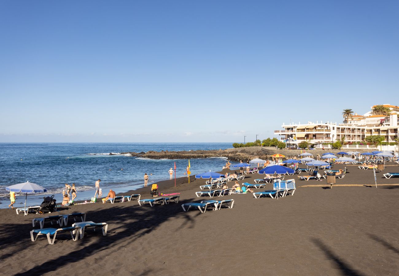 Apartment in Santiago del Teide - Home2Book Seafront of La Arena Beach Apt, Pool