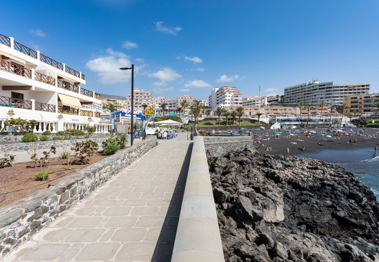 Apartment in Santiago del Teide - Home2Book Seafront of La Arena Beach Apt, Pool