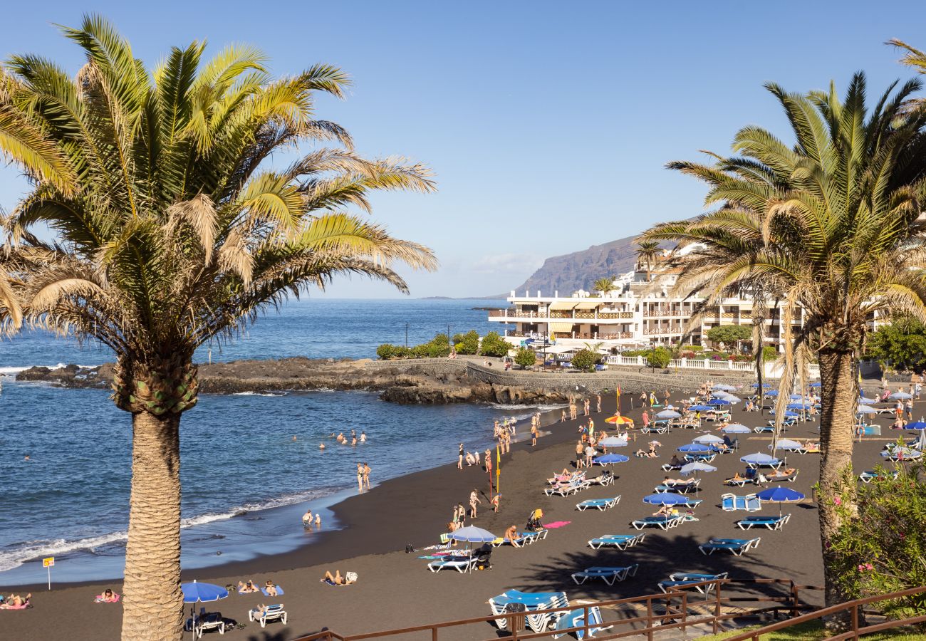 Apartment in Santiago del Teide - Home2Book Seafront of La Arena Beach Apt, Pool