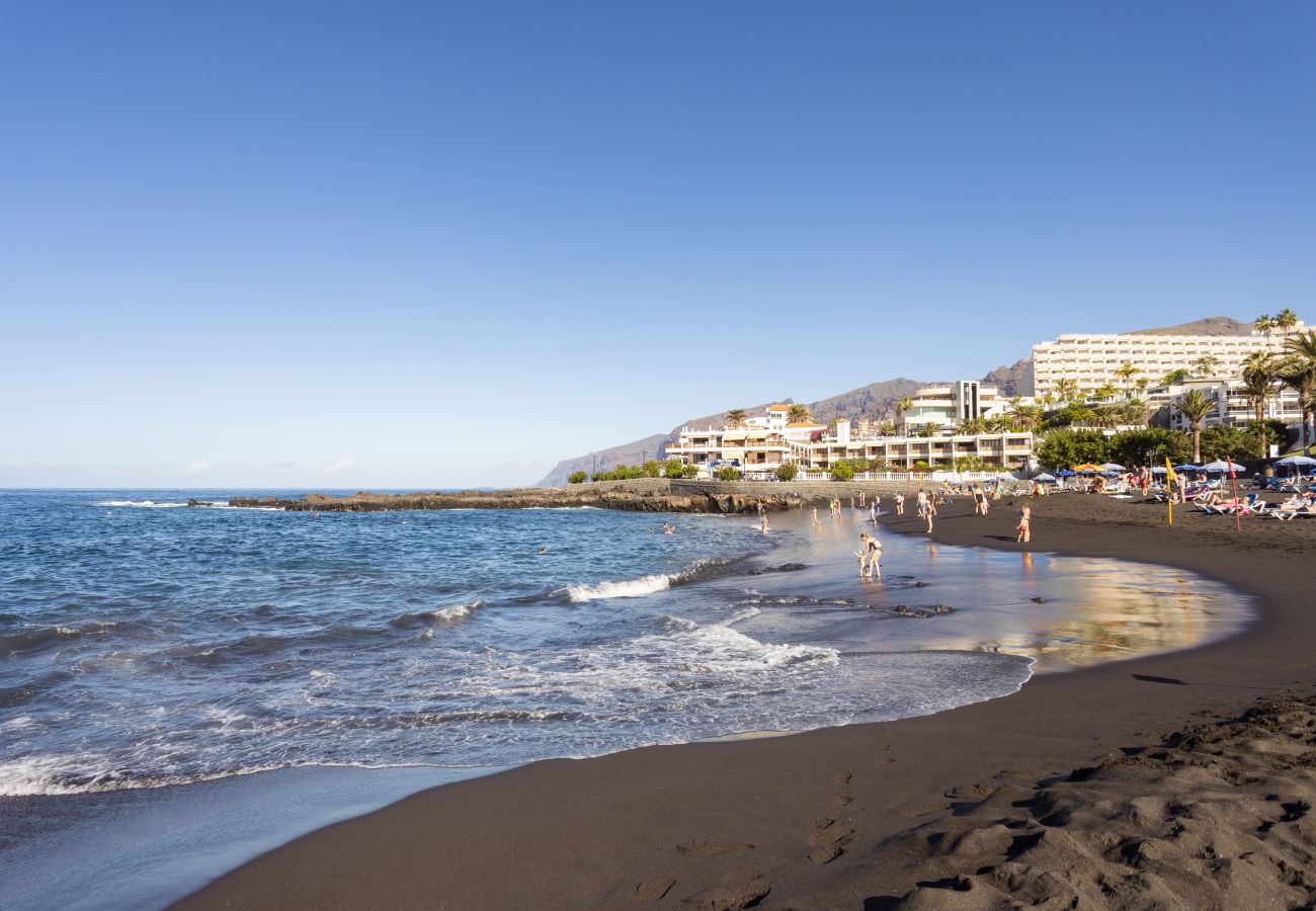 Apartment in Santiago del Teide - Home2Book Seafront of La Arena Beach Apt, Pool